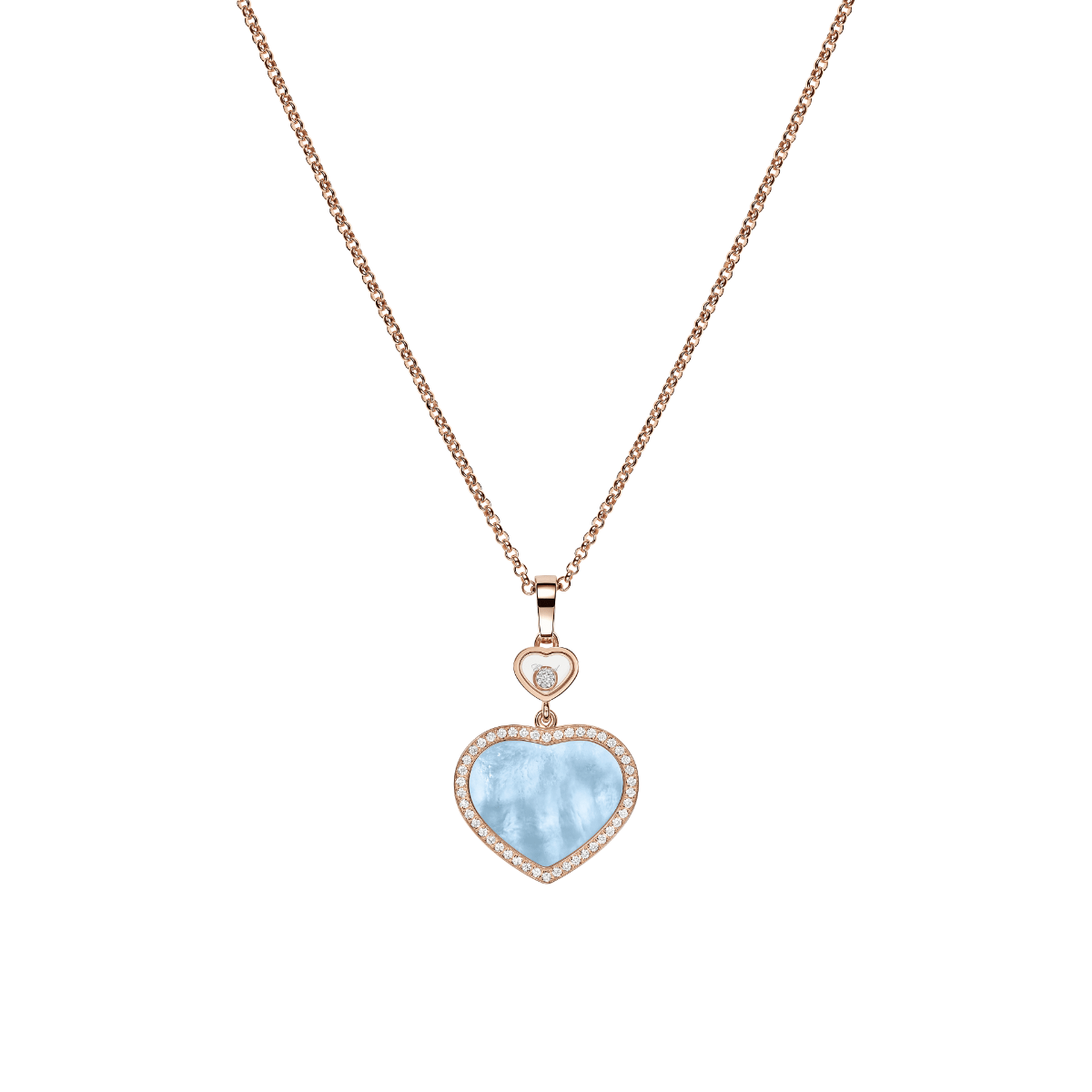 Chopard Anhänger Happy Hearts mit Kette