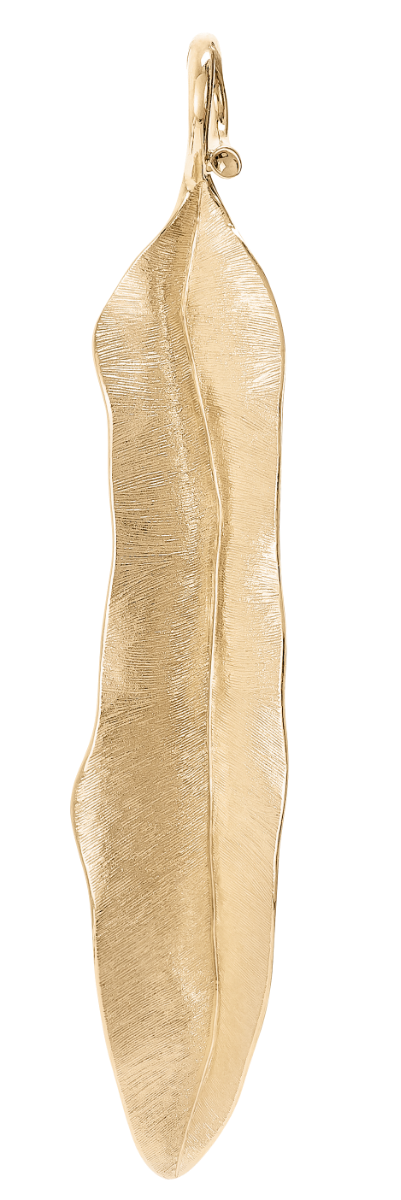 Ole Lynggaard Anhänger 750/- Gg Blatt medium