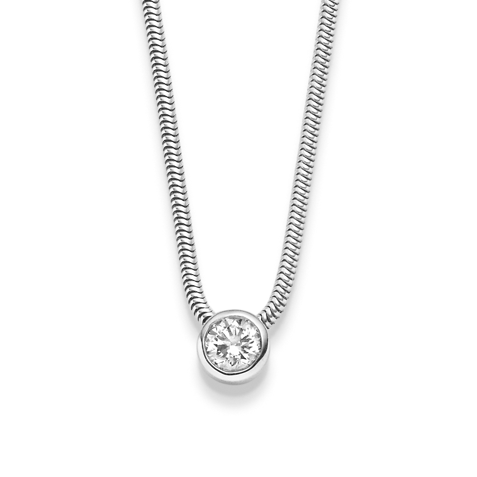 Kette mit Brillantanhänger