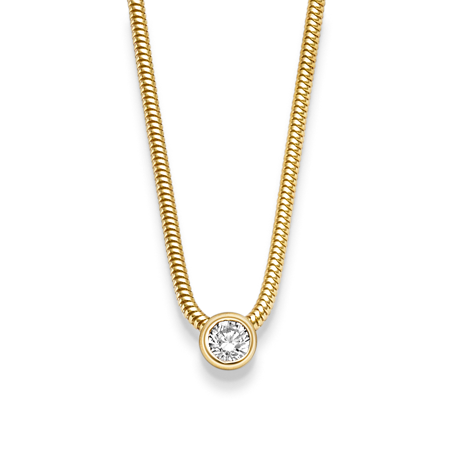 Kette mit Brillantanhänger