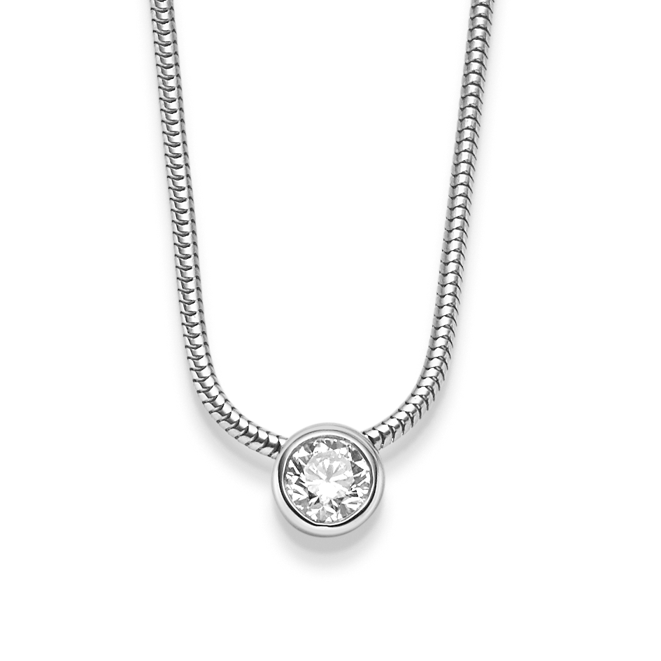 Kette mit Brillantanhänger