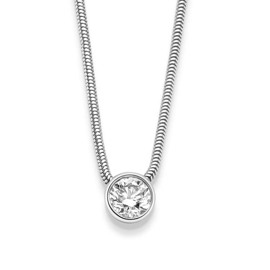 Kette mit Brillantanhänger