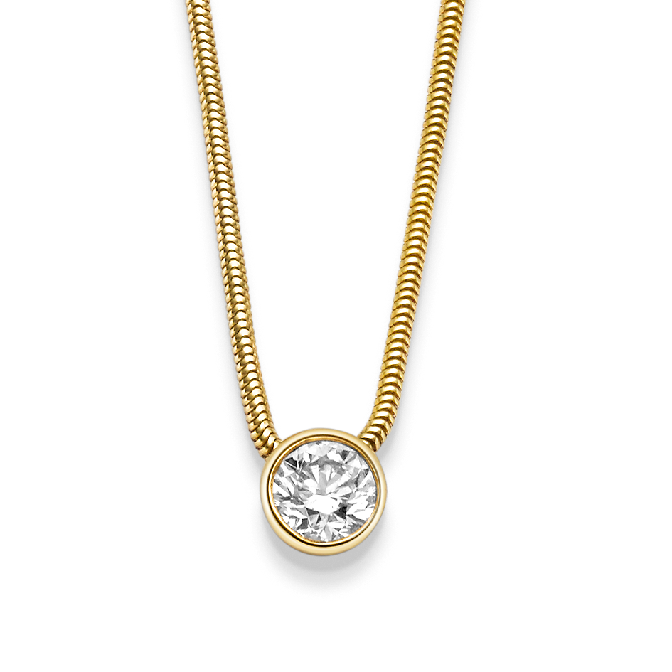 Kette mit Brillantanhänger