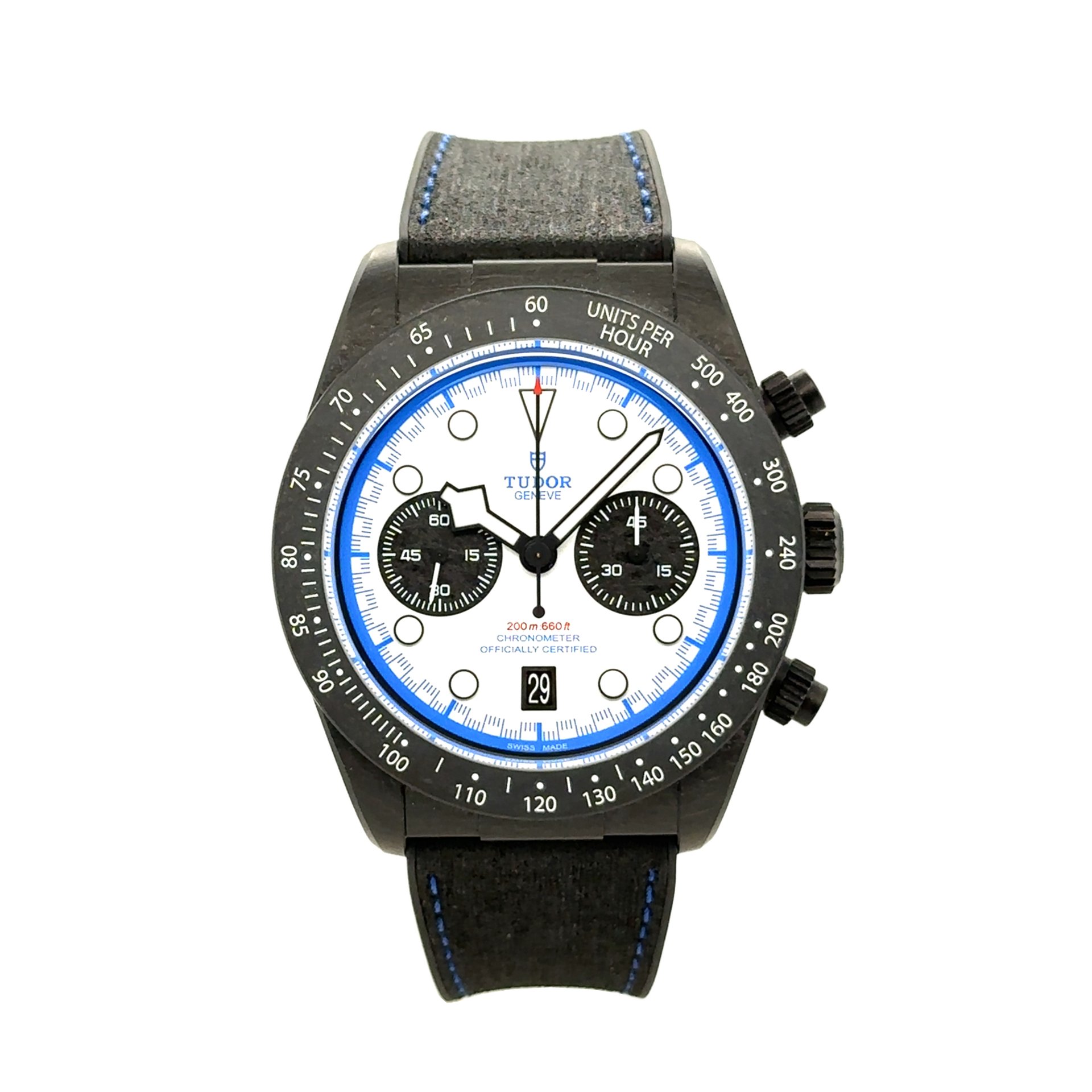 Techel Pre-Owned TUDOR Black Bay Chrono Carbon 25 (Gebrauchte Uhr)