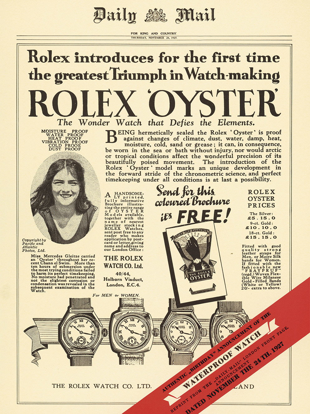 Rolex Oyster Story