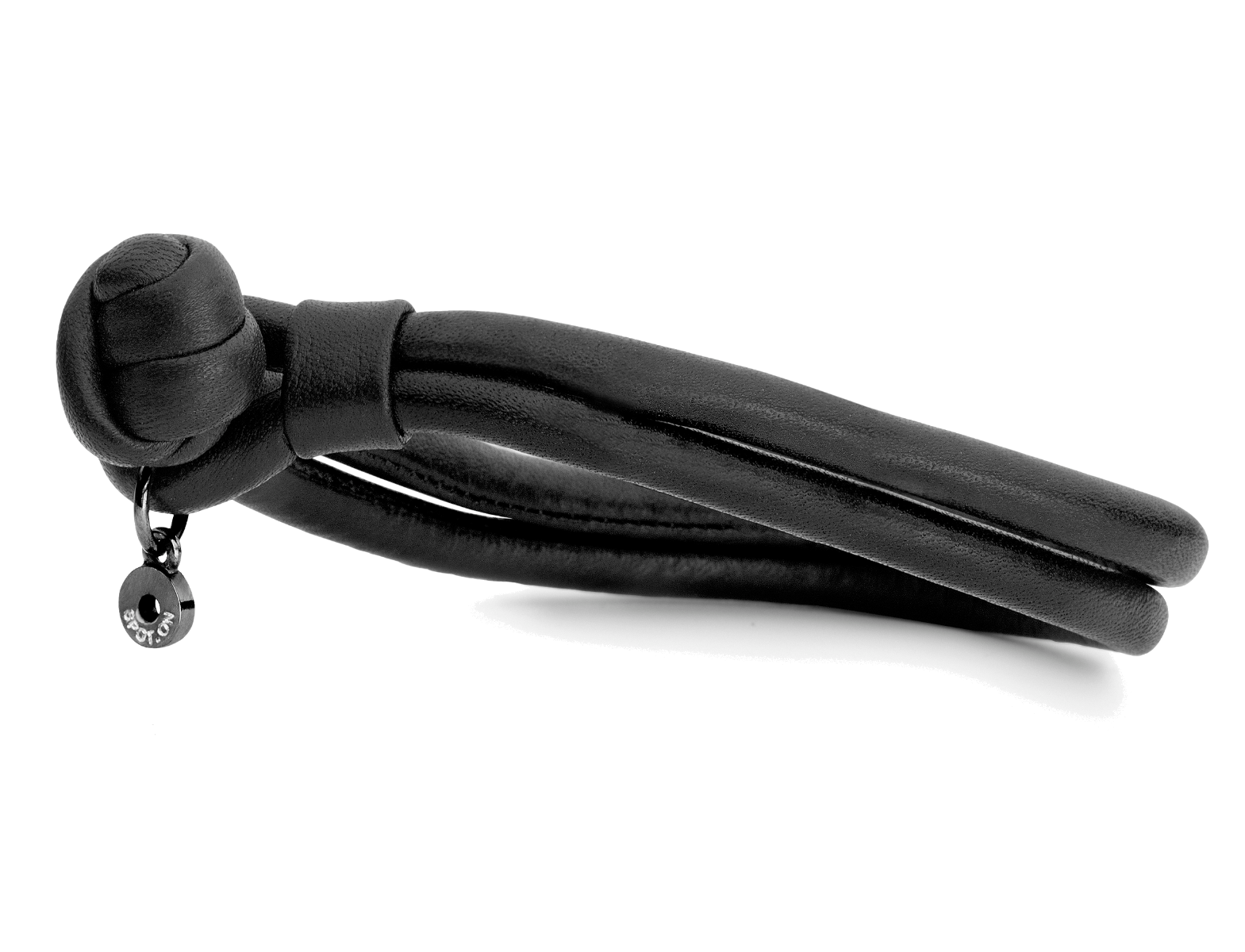 Ole Lynggaard Design Armband aus Leder in Farbe Schwarz