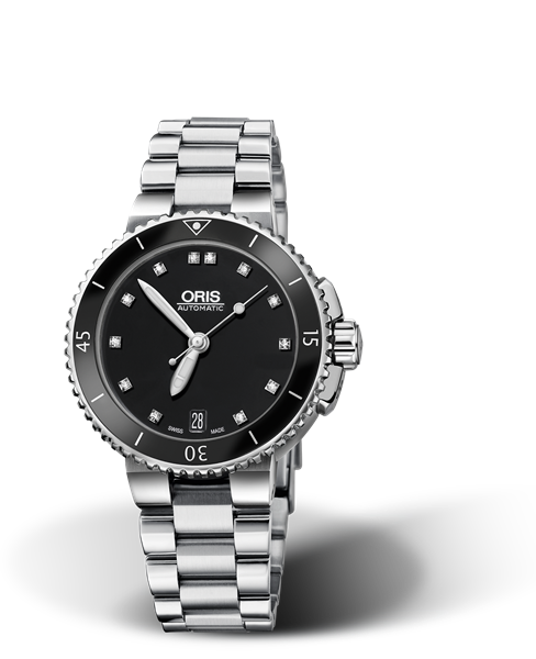 ORIS Aquis Date Diamonds