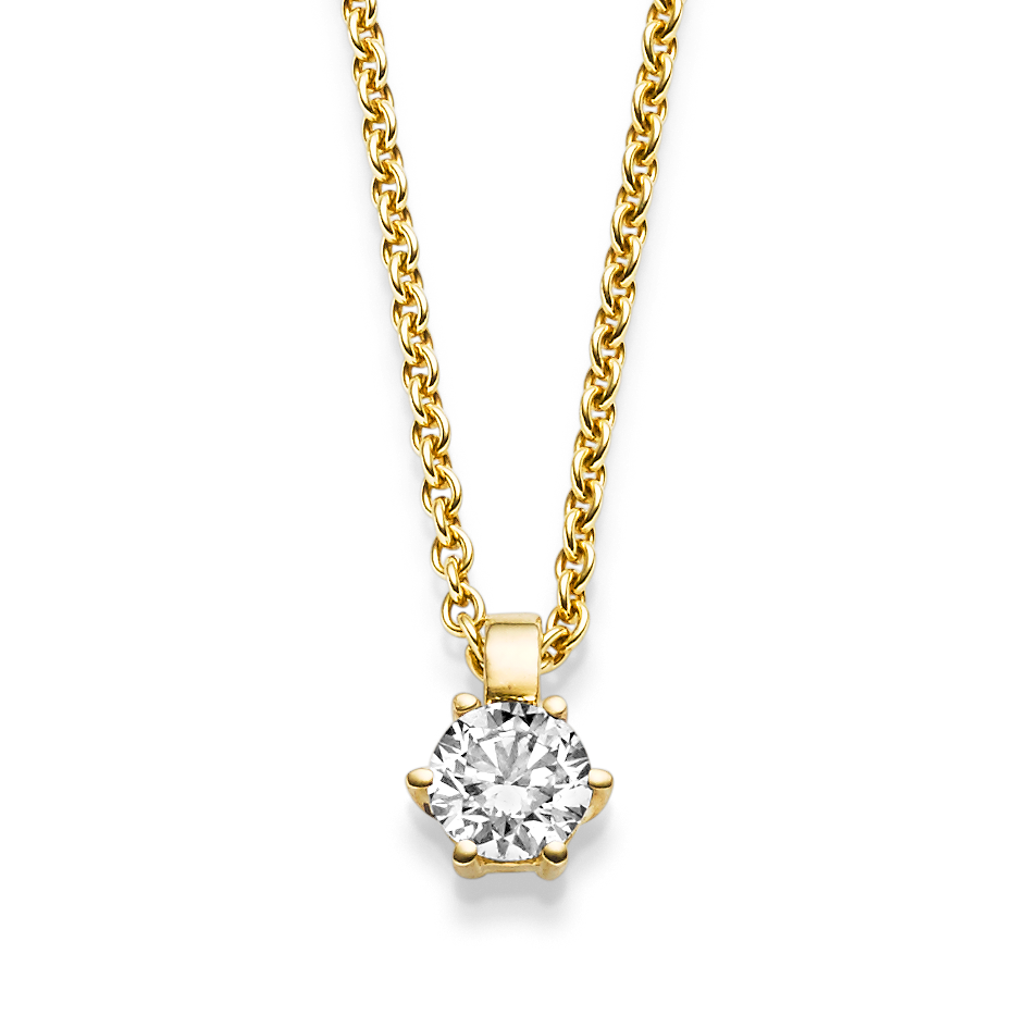 Techel Brillantcollier 750/-Gg