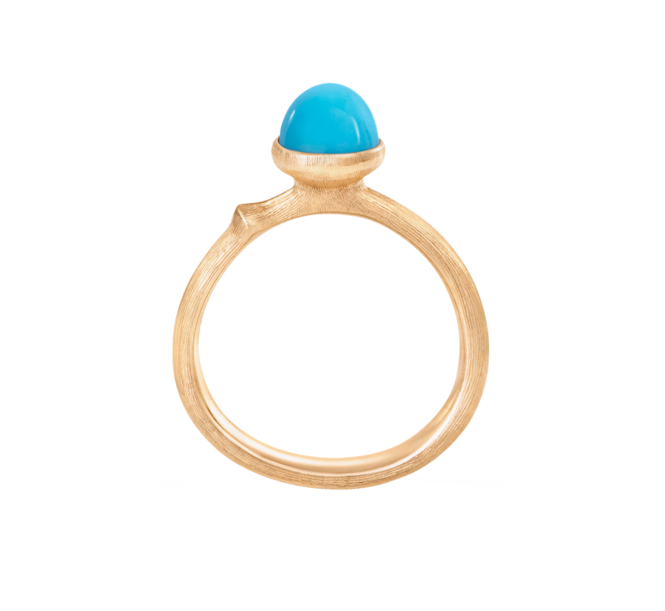 Ole Lynggaard Lotus Ring mit Türkis