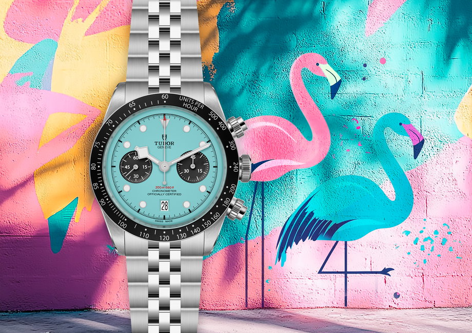 TUDOR Black Bay Chrono „Flamingo Blue“: Eine mutige und farbenfrohe Wahl