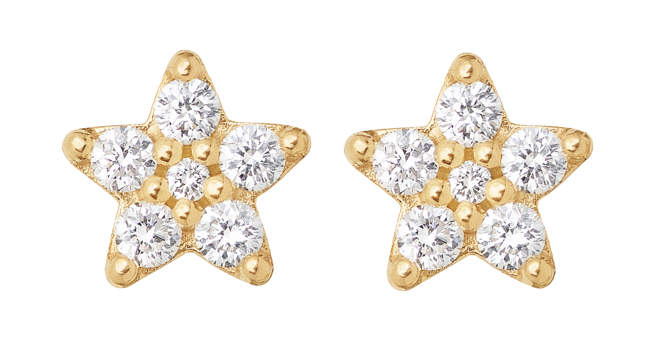 Ole Lynggaard Ohrstecker Sternschnuppe 750/- Gelbgold