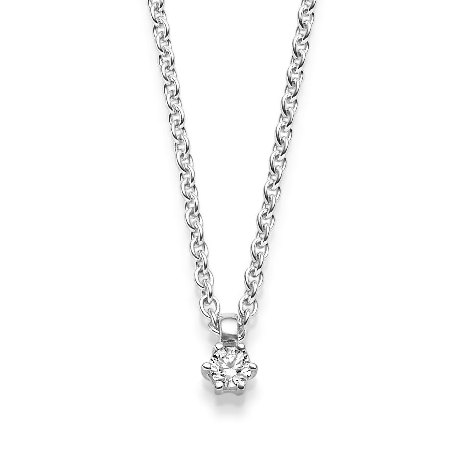 Kette mit Brillantanhänger